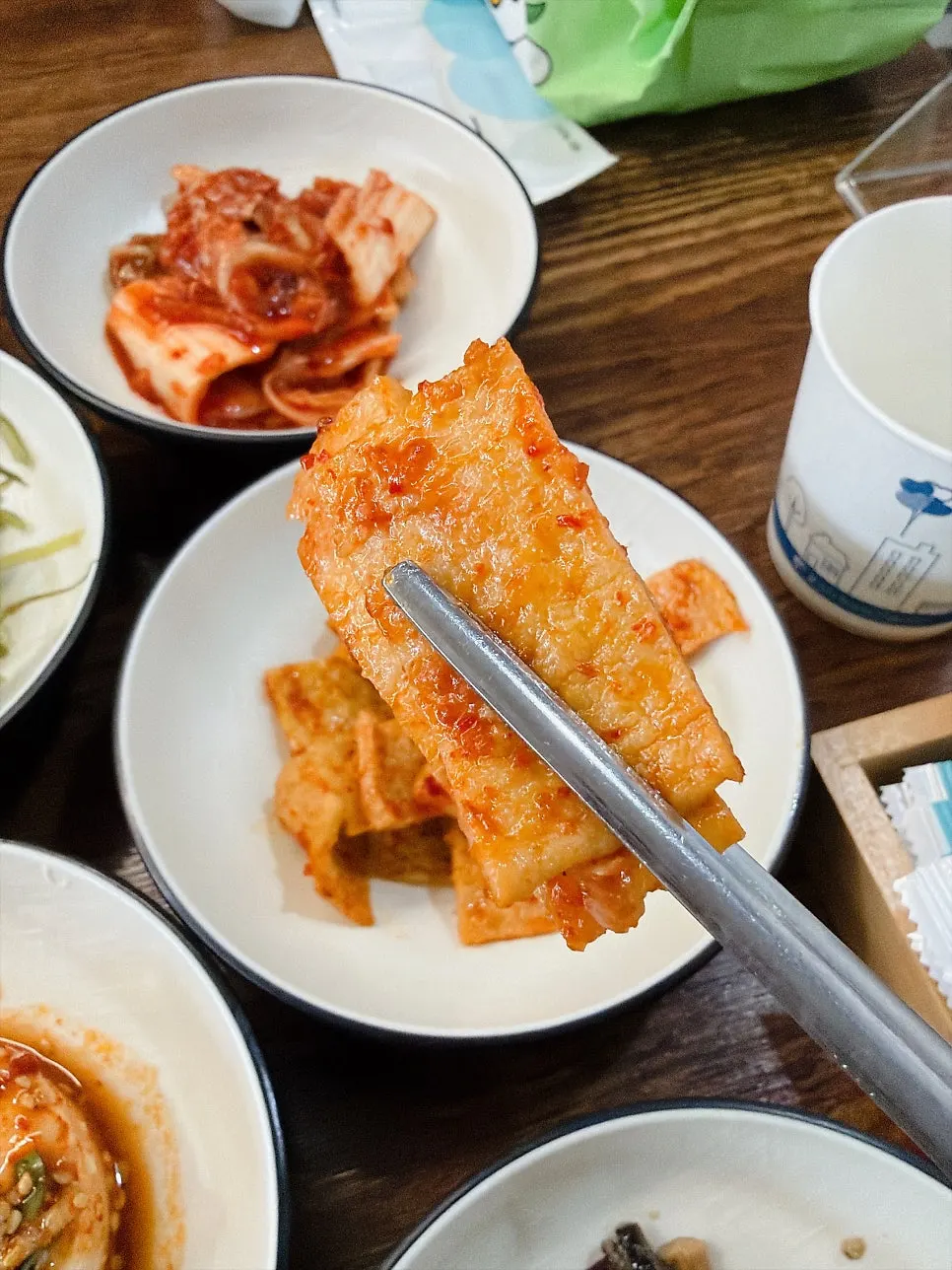Korean side dish selection
