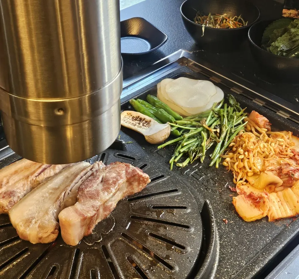 육즙을 살려 구운 돼지고기