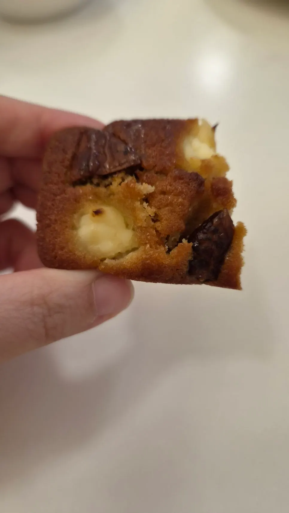 Fig cream cheese financier