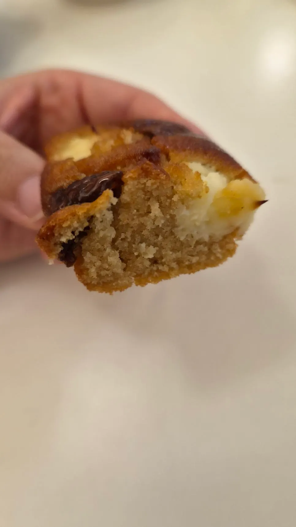 Fig cream cheese financier