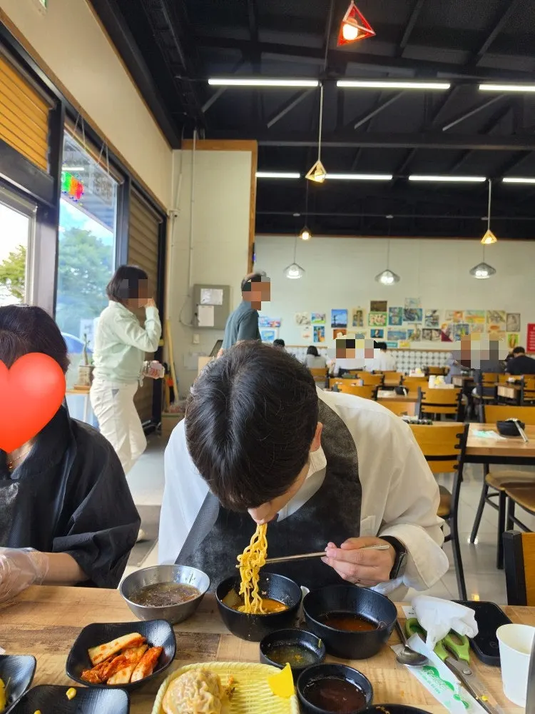 전골 주문 시 나오는 후식 냉면
