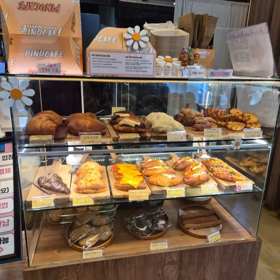 Exterior of Pino Cafe Cheonan, a brunch café