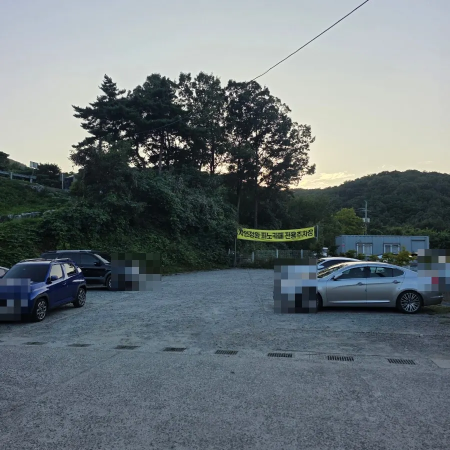 Parking area at Pino Cafe Cheonan