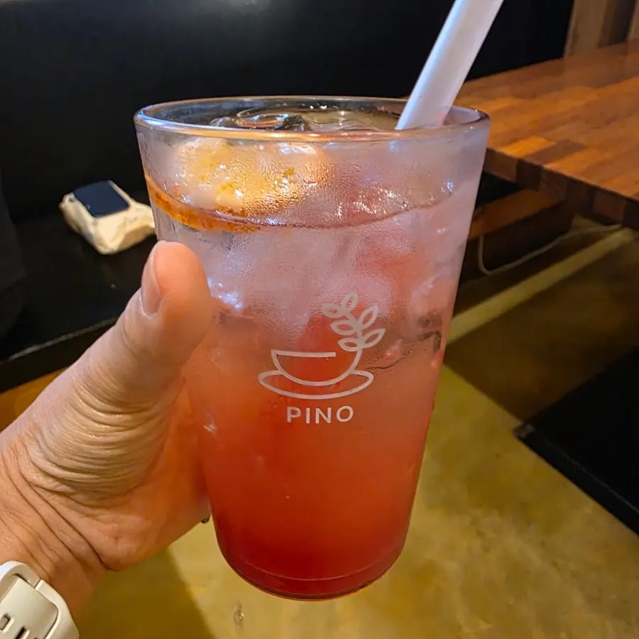 Brunch and grapefruit ade
