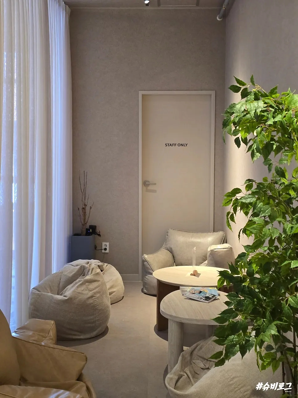 Entrance to My Bless Sauna on the 2nd floor