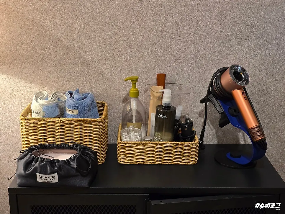 Room slippers provided in the room