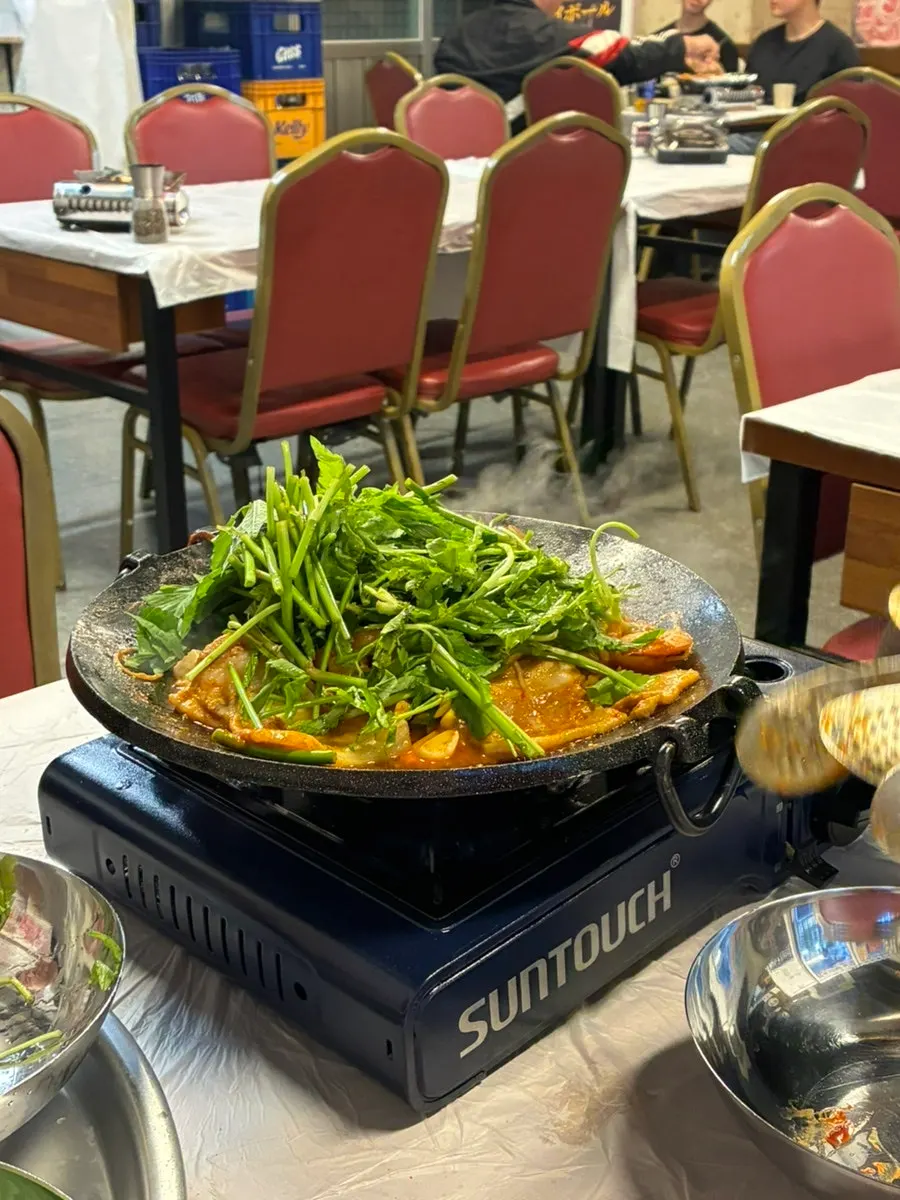 Sampyeong Samhap with octopus, shrimp, and pork