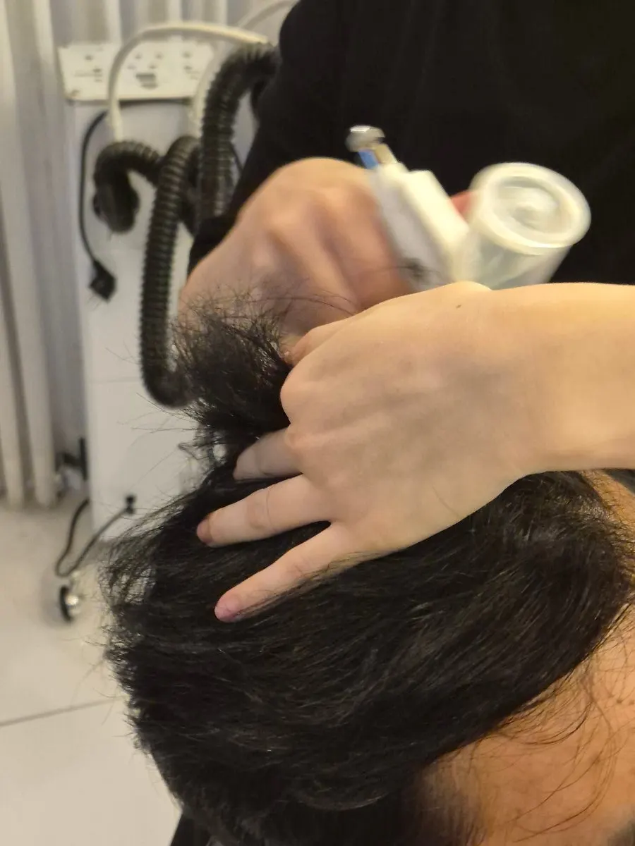 Healing-spa scalp-care treatment
