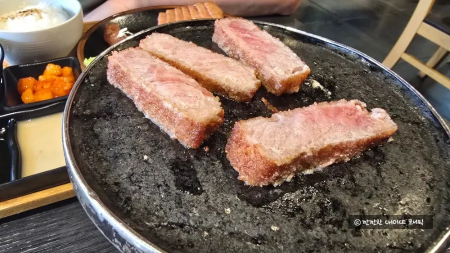 살짝 익혀 먹는 규카츠