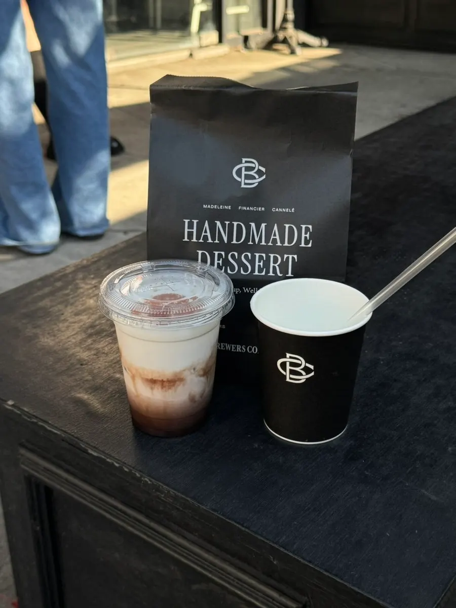 Signature Brewers Coffee topped with almond cream