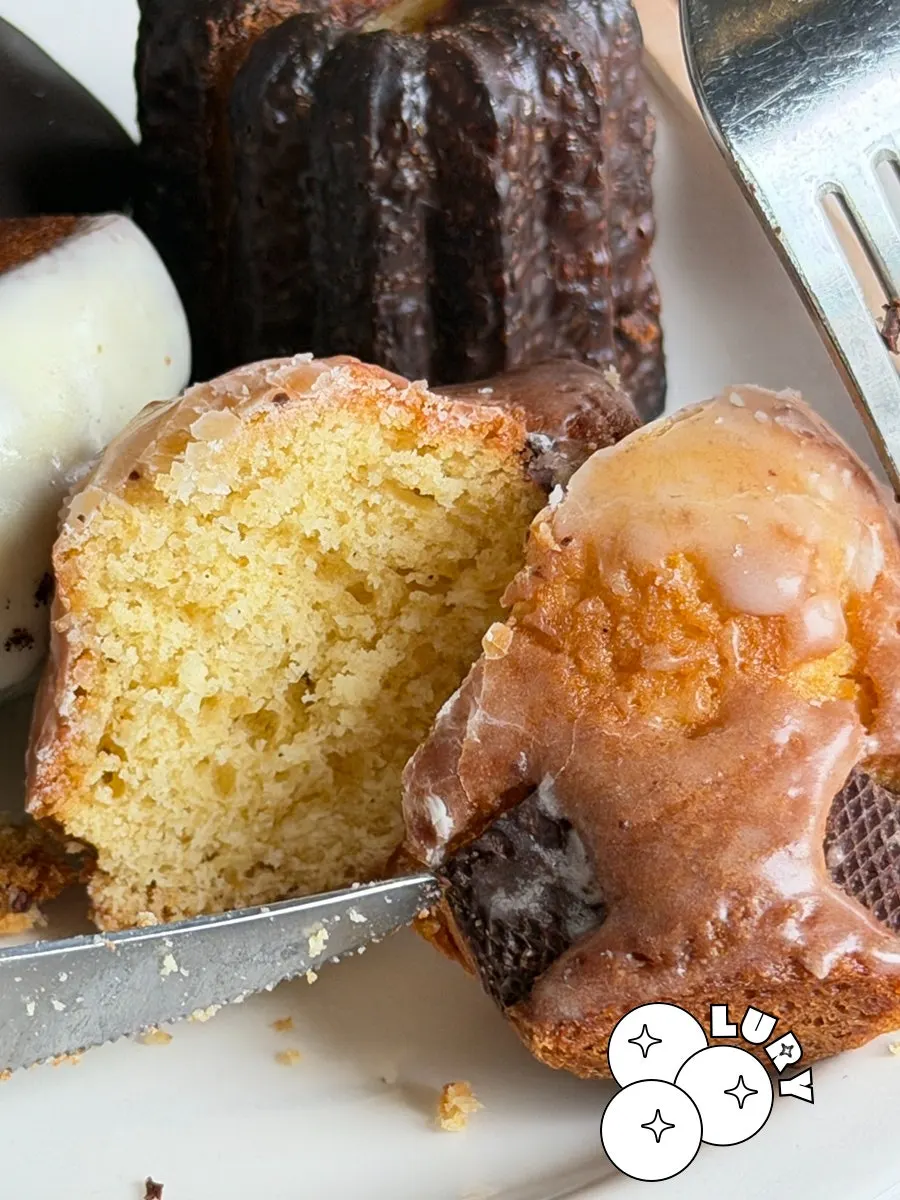 Brewers Coffee vanilla canelé with a crisp exterior