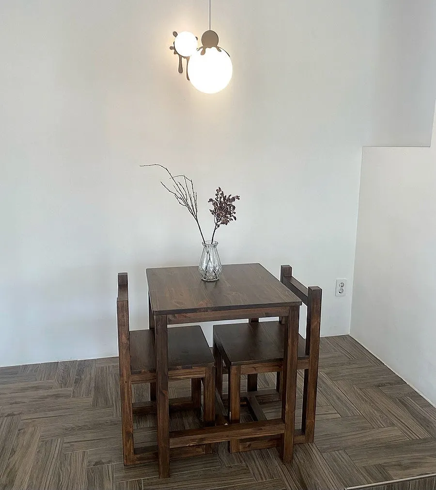Spacious, clean seating inside Andamiro Pancake Cheonan
