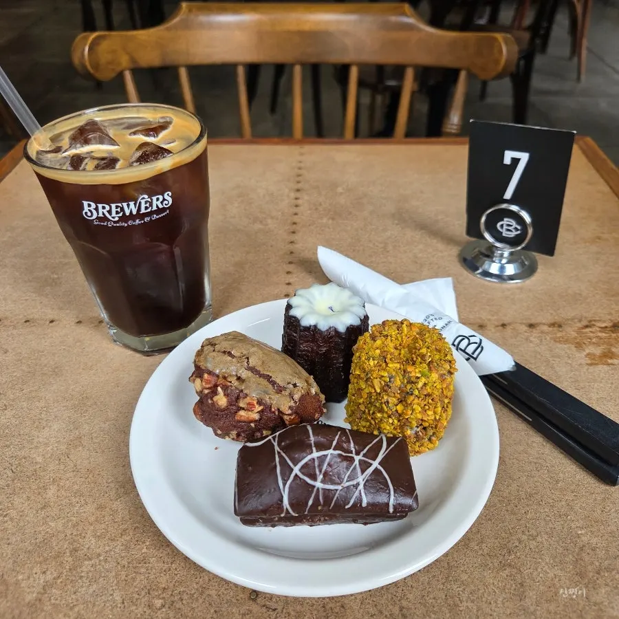Three kinds of baked goods on the table