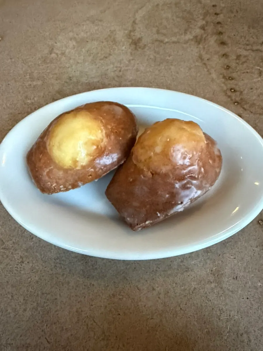 Ordered lemon madeleine and green tea latte