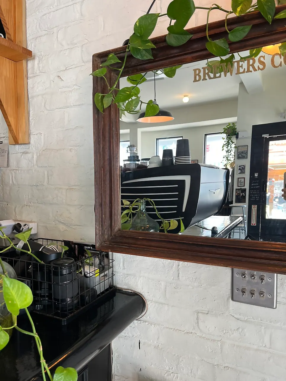 A cup of coffee at Brewers Coffee Cheonan Sinbu Branch