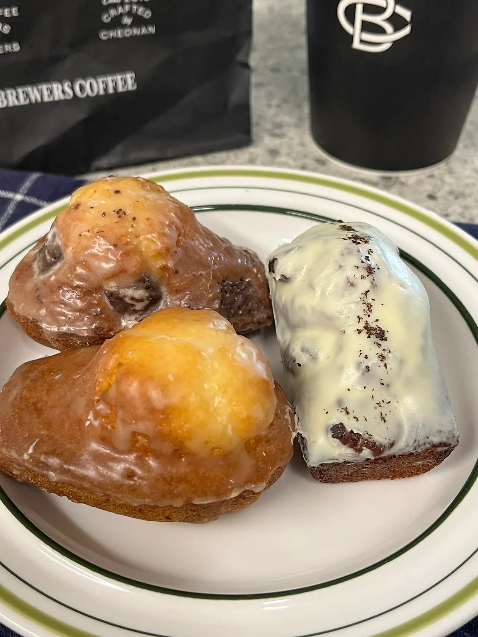 Financier baked treat at Brewers Coffee