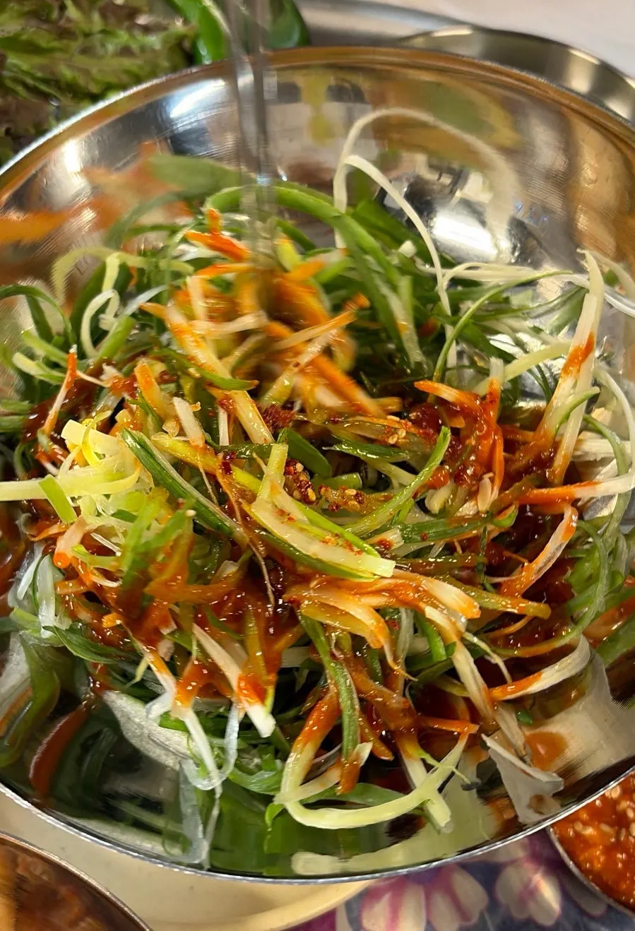삼평식당 파절이 한 접시