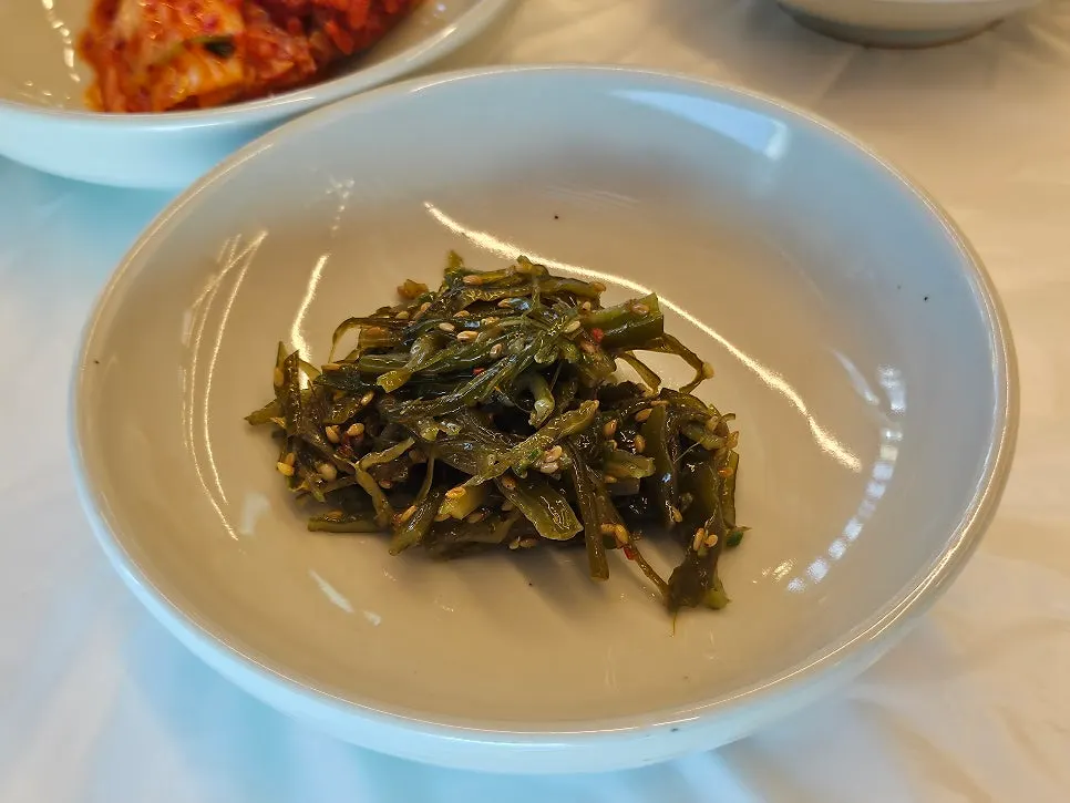 기본 반찬 5가지 상차림
