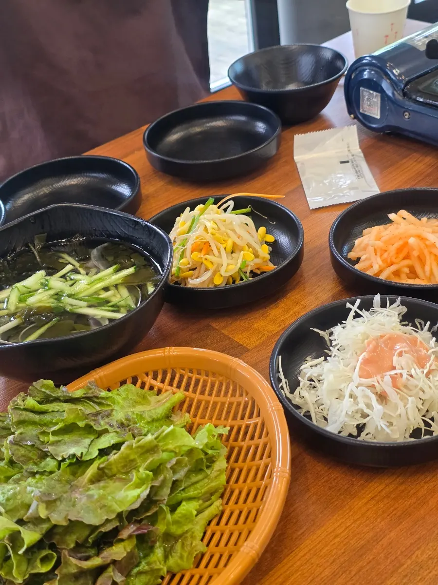 Basic table setting after ordering