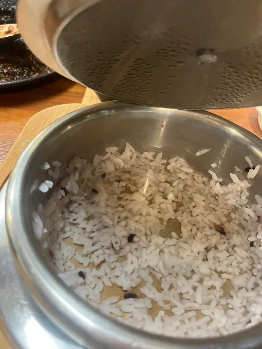 Sungnyung para cerrar la comida de jjukkumi
