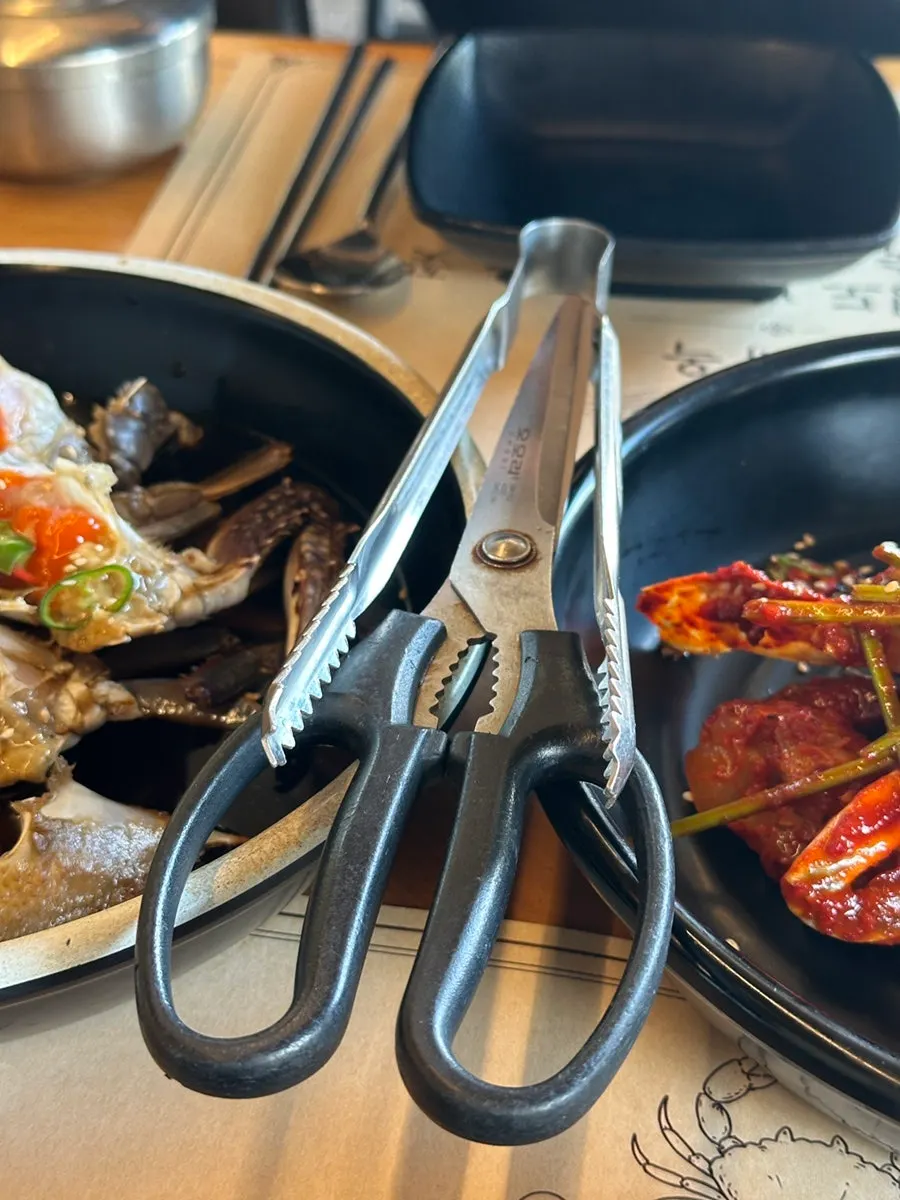 게장 정식 2인 한상차림 전체