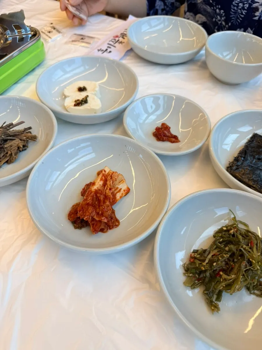 시어머님과 함께한 한상차림