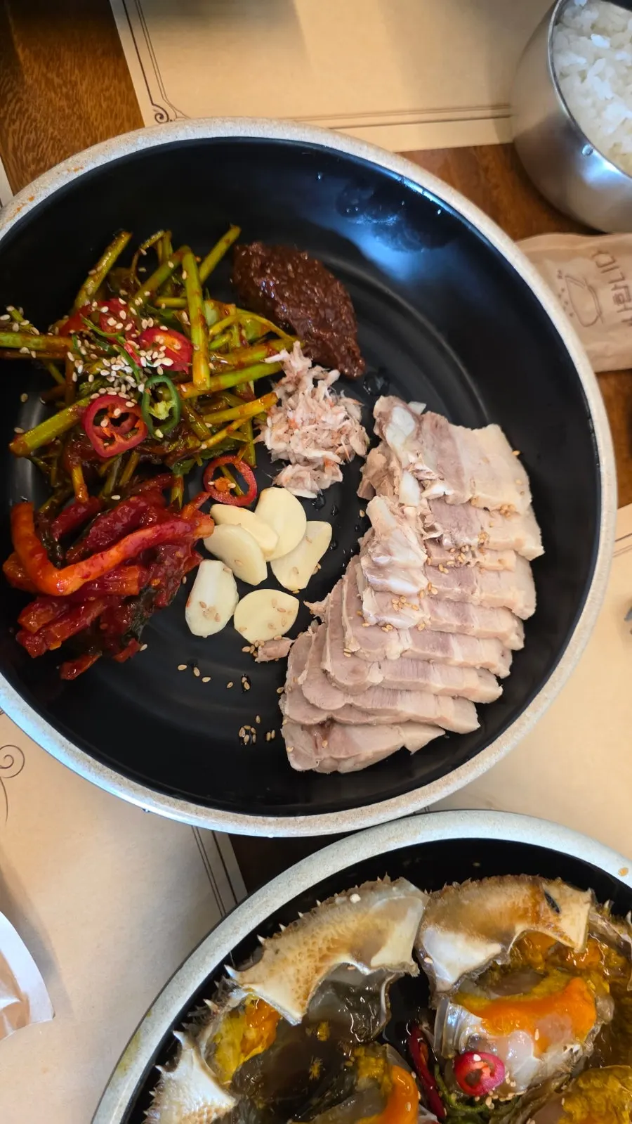 밑반찬 셀프 코너
