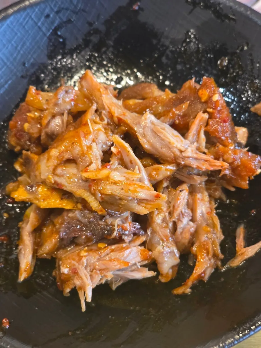 뼈에서 발라낸 부드러운 살코기