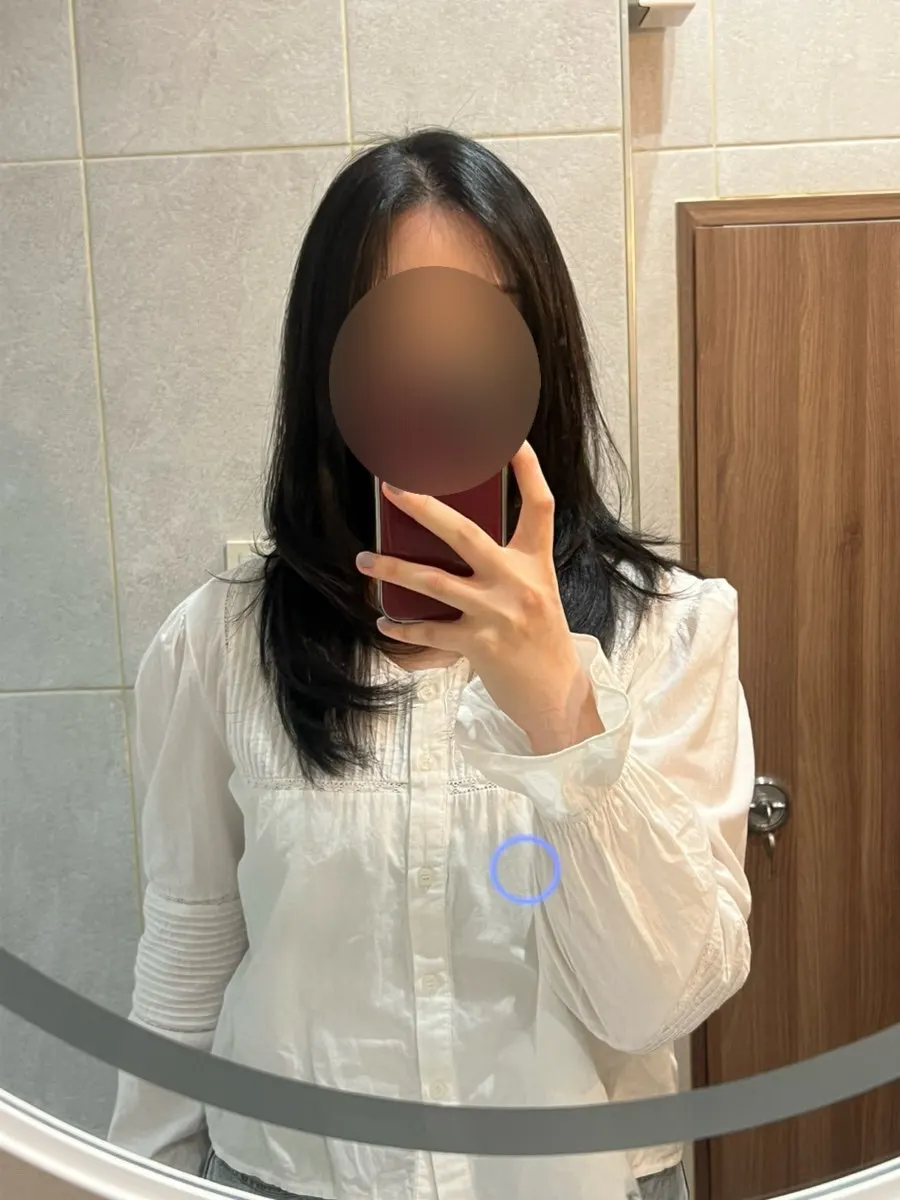 Finished hair after scaling and cut