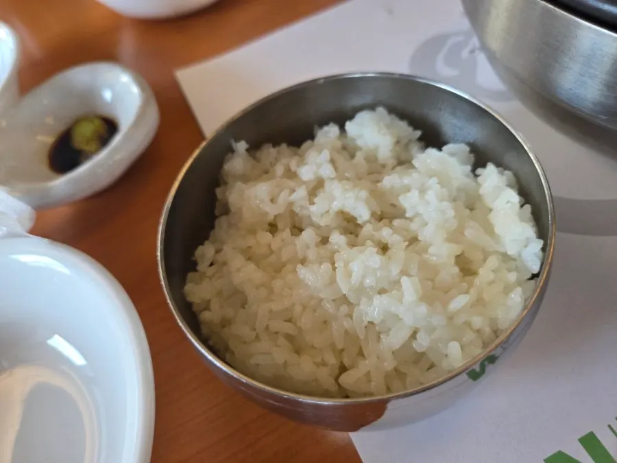 Milbok jiri with extra minari added