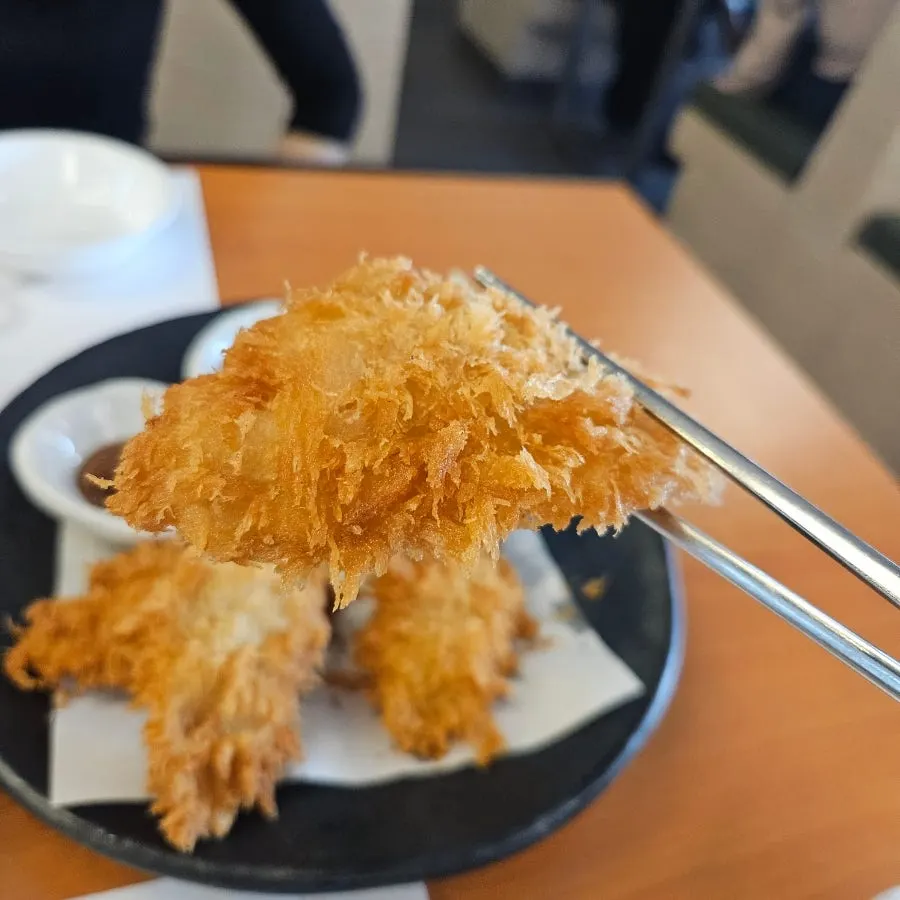Pufferfish cutlet with a crispy coating