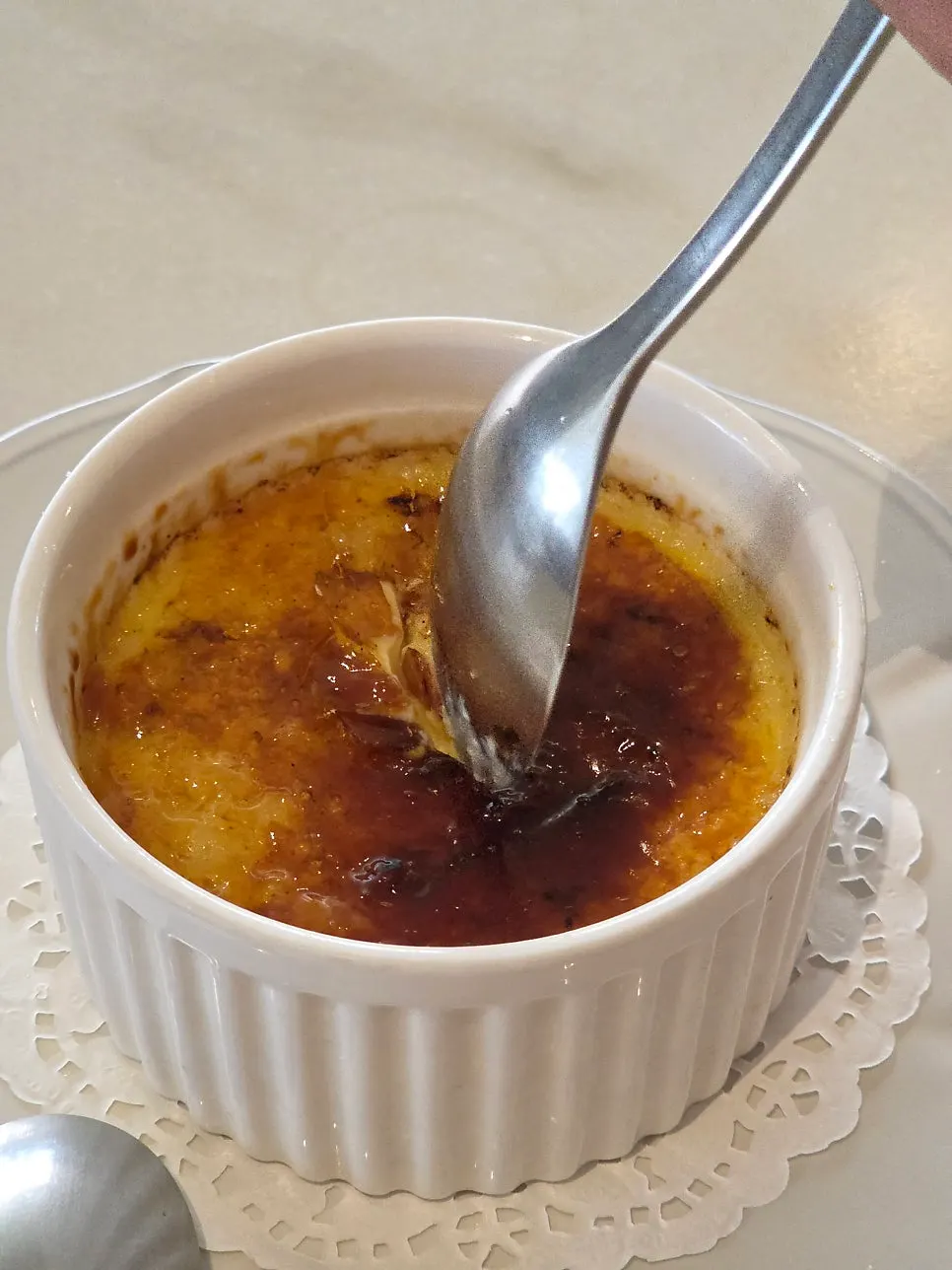Crème brûlée chosen through the review event