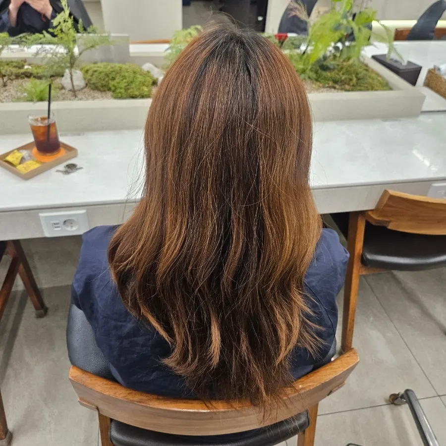 어두운 브라운 염색 상담