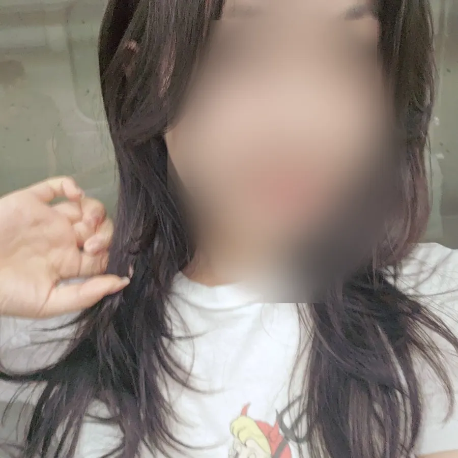 Brown color result suited to the skin tone