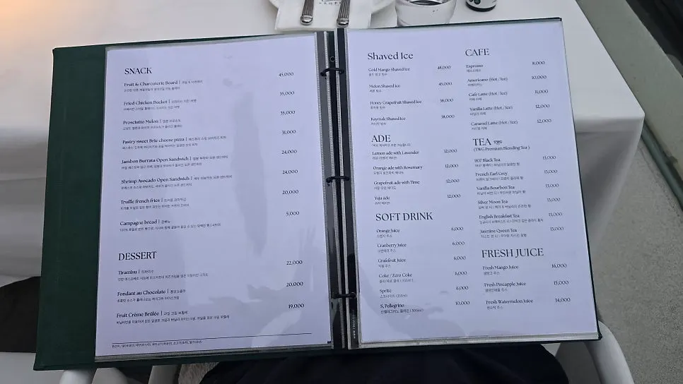 People the Terrace pasta and meal menu