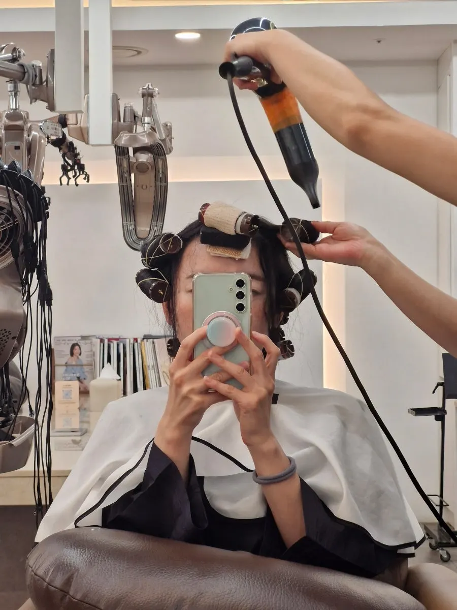 롯드 와인딩 후 열처리 준비 모습