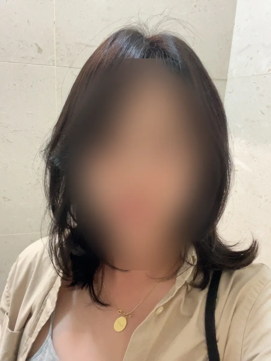 홈케어 안내를 받은 뒤 정돈된 헤어
