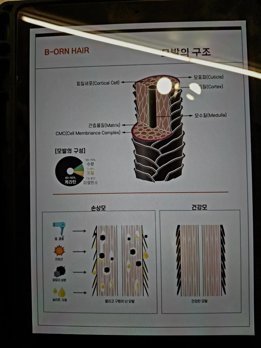 Personalized clinic consultation based on bleaching and coloring history
