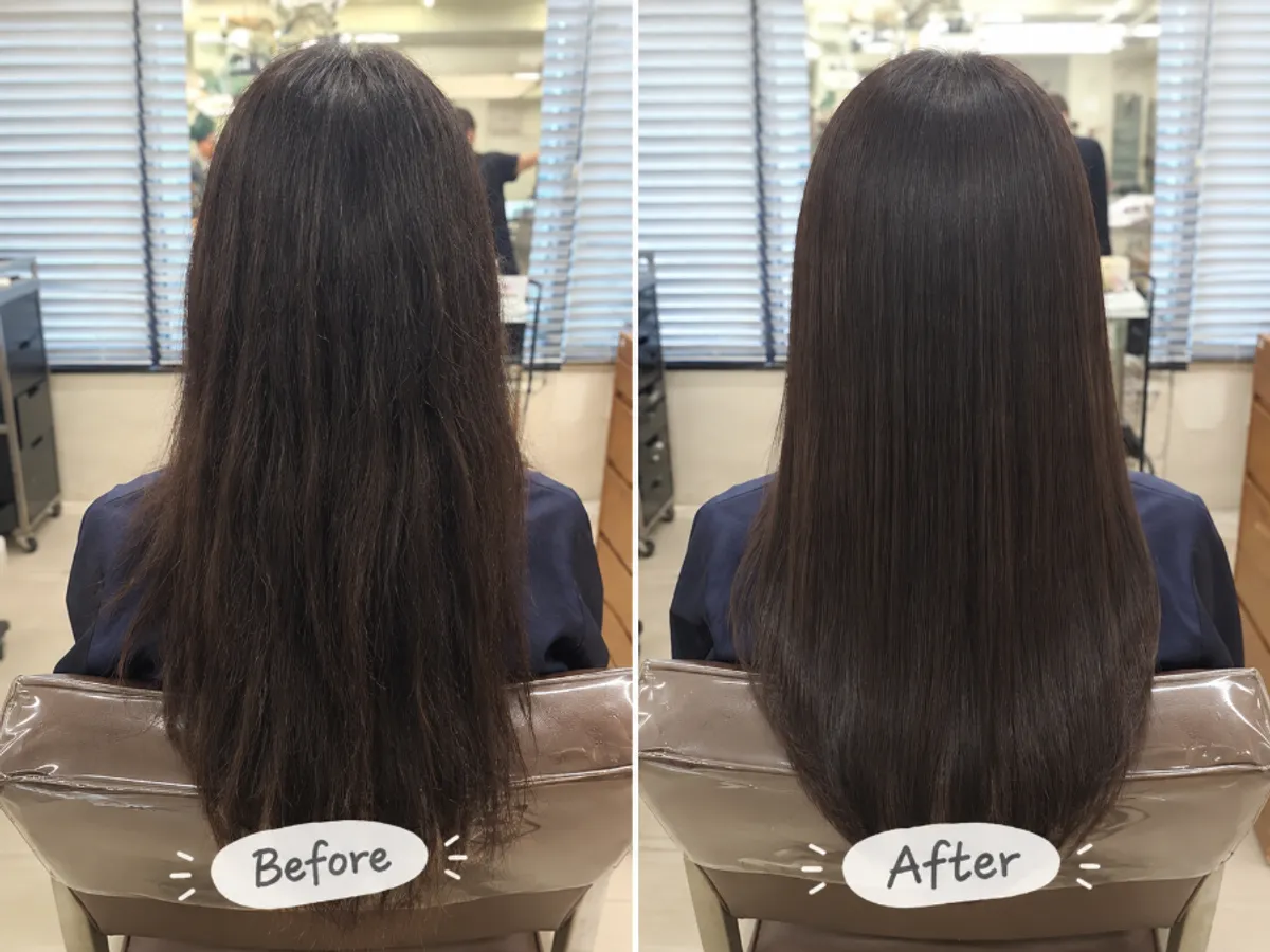 Calmer hair after the Inner Keratin Clinic