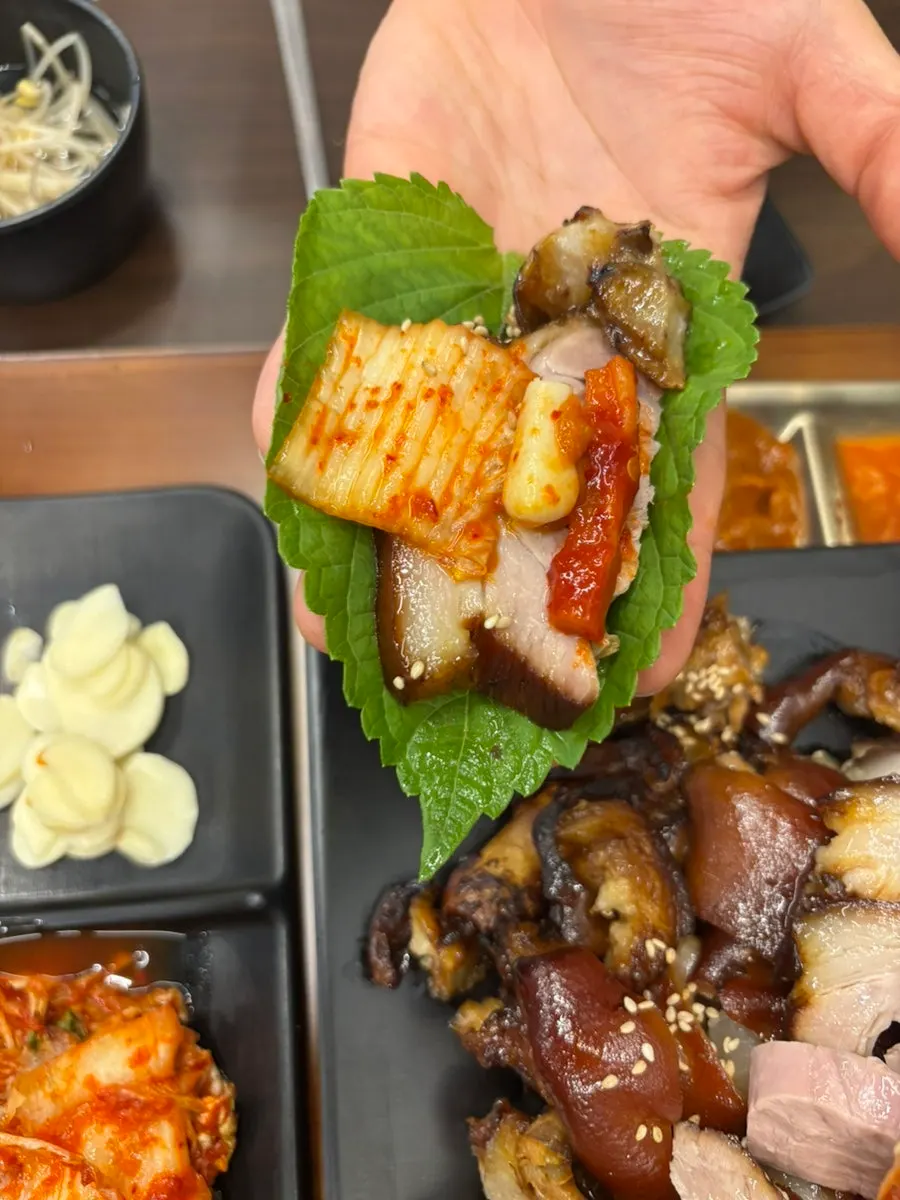 A chewy piece of jokbal