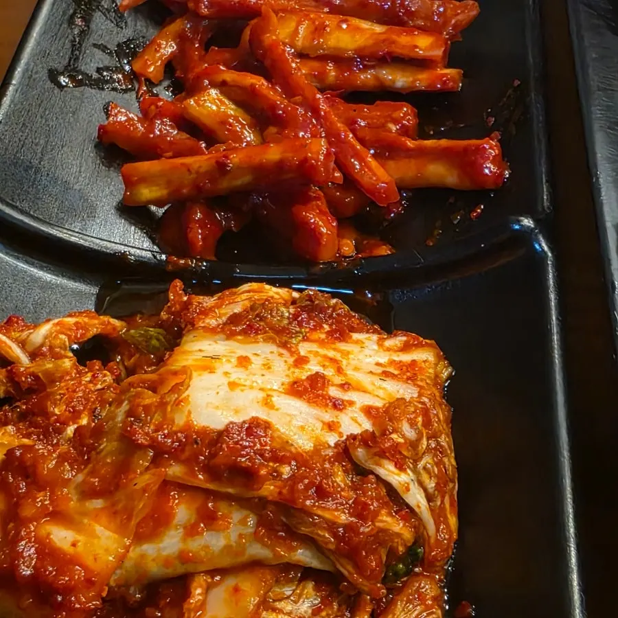 Jokbal served together with side dishes