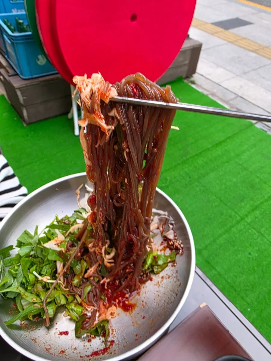 The free makguksu that came as service