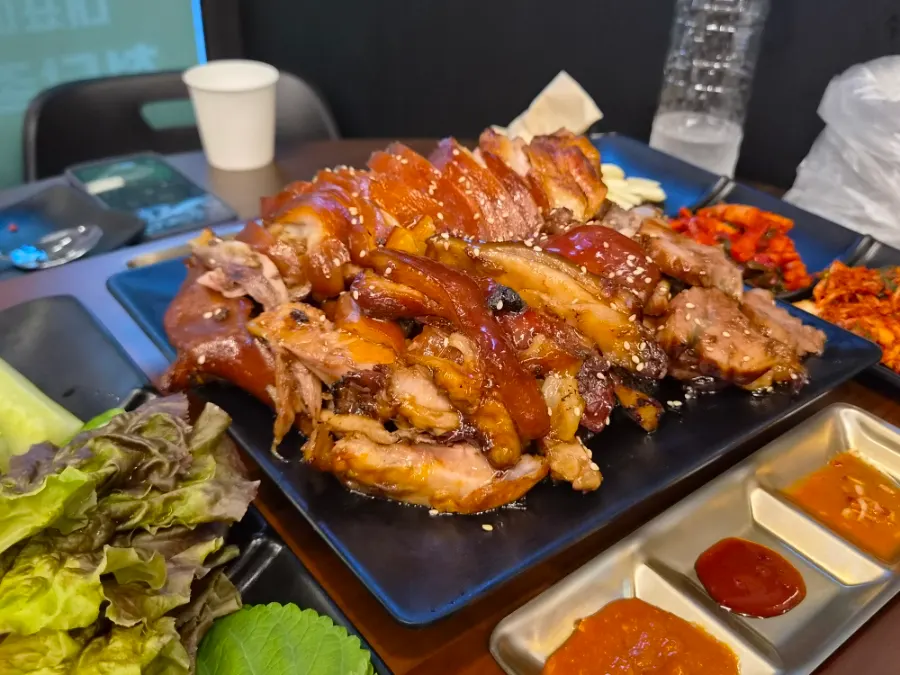 세트메뉴1 대자 족발 한상 전체