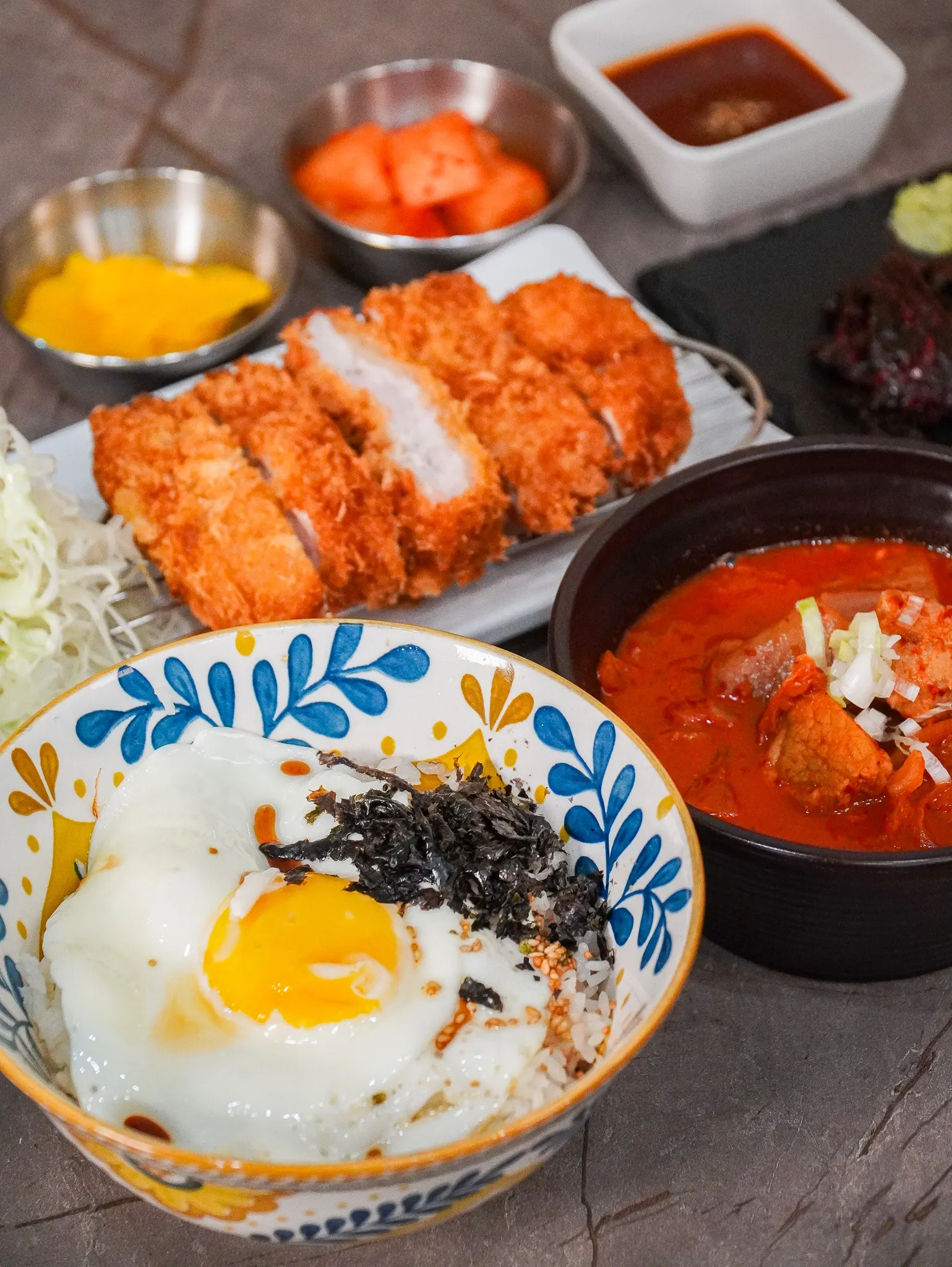 청담까츠 대표메뉴 김치찌개 돈까스 세트