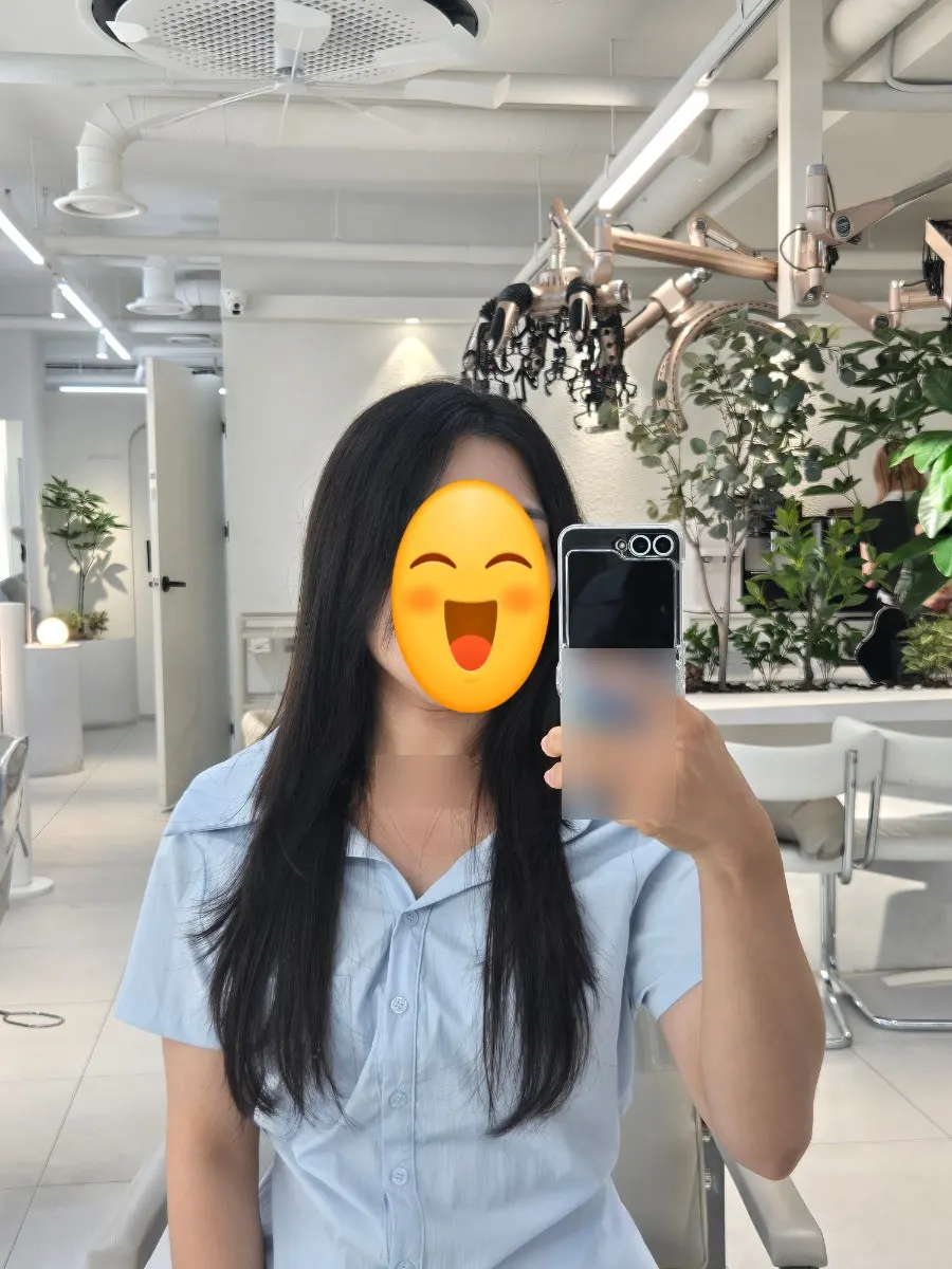 두피케어 전후 비교 화면