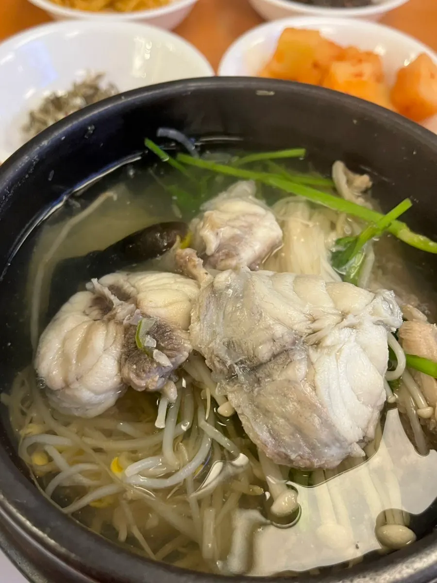 탱글한 밀복 살과 국물