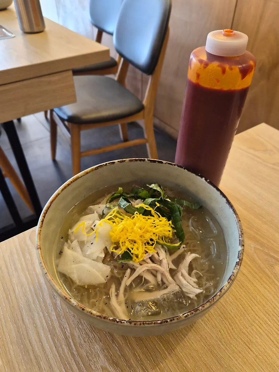 이벤트 참여로 받은 서비스 초계국수