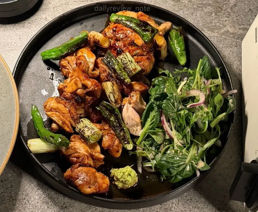 Various dishes enjoyed at Osa Cheongdam