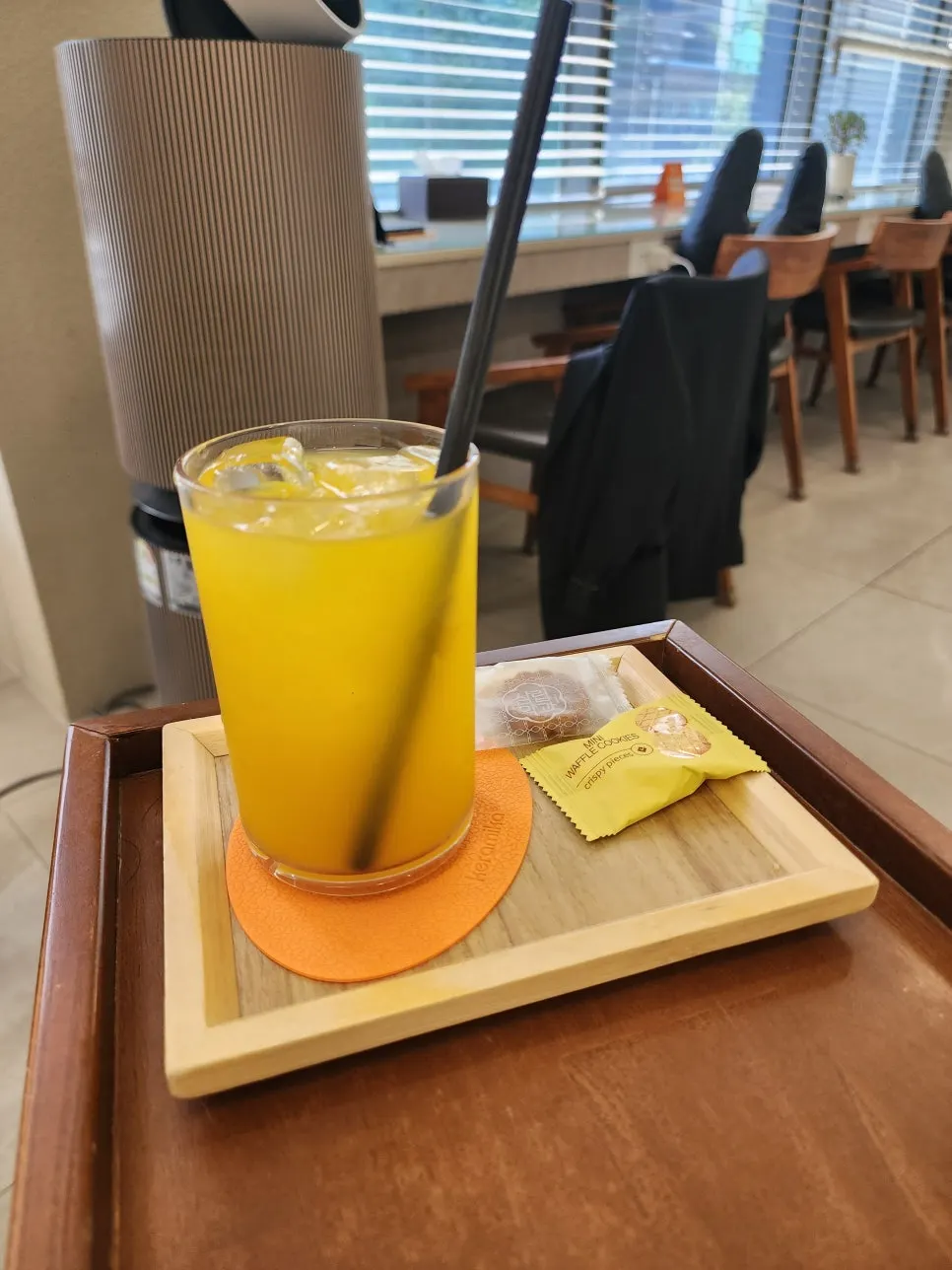 시술 전 준비된 음료