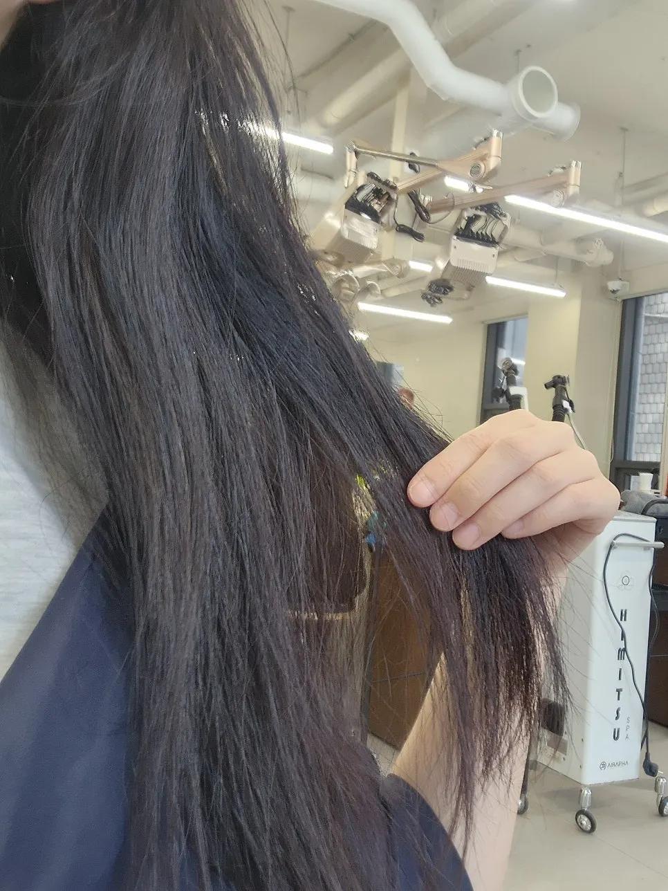 뿌리매직 시술 상담 장면